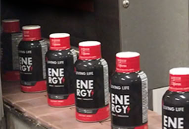 Energy shot manufacturing and co-packing at Nutrition Labs in Clearwater, Florida